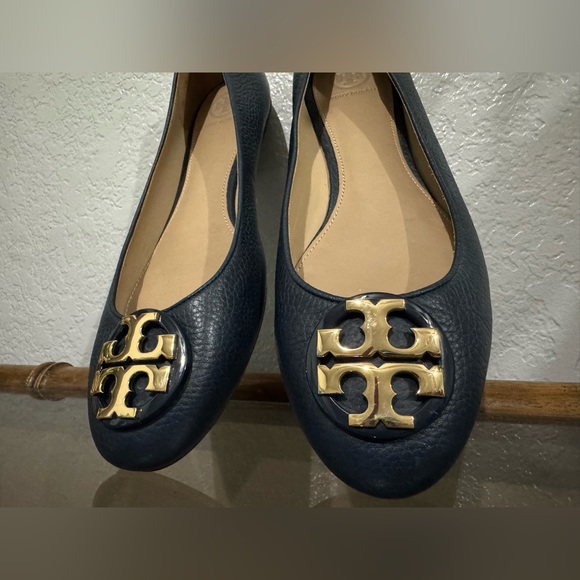 Tory Burch claire ballet flats shoes 10 1/2 10.5 - Picture 5 of 11